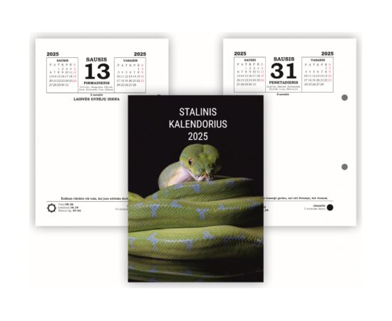 Table calendar 2025m.
