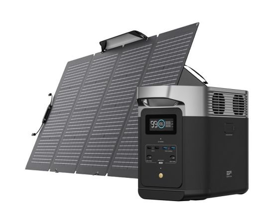 Bundle: Power station EcoFlow Delta 2 + portable solar panel 220W