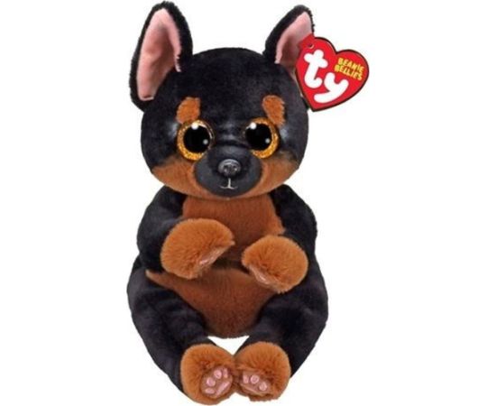 TY Beanie Bellies Fritz - czarno-brązowy pies 15cm