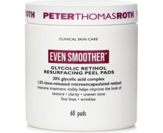 P.T. Roth Even Smoother Glycolic Retinol Resurf. Peel Pads 60 Pieces
