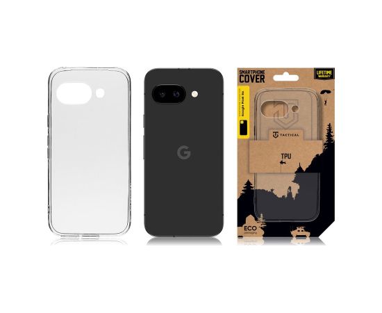 Tactical TPU vāciņš priekš Google Pixel 9a caurspīdīgs