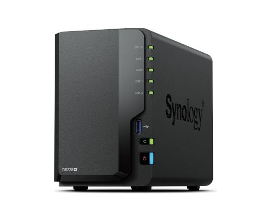 Synology DS225+ 2 Bay NAS Desktop Intel® Celeron® J4125 2 GB DDR4 Synology DSM Black