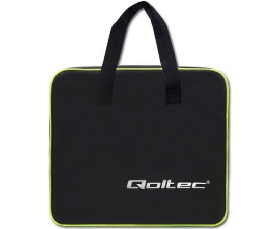 Qoltec 52465 Mobile charger for EV 2-in-1 Type2 with regulation | 3.5kW | 230V | LCD | Portable | Wallbox | 5m