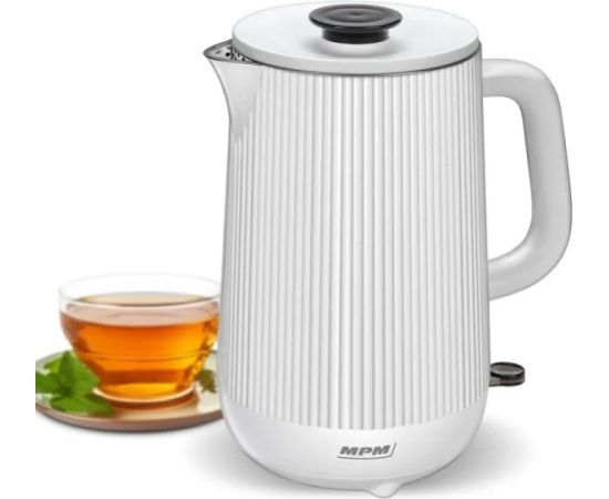 MPM MCZ-115 electric kettle 1.5 L 1800 W White