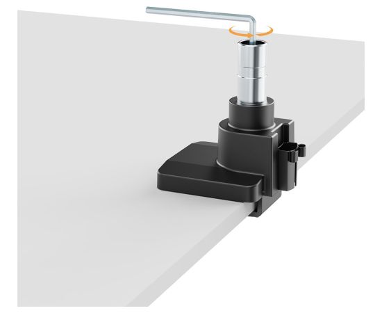 Maclean MC-968 Double Arm Monitor Mount with Gas Spring 17-57" 27 kg Heavy Duty Sturdy Full Motion Holder Bracket Max VESA 200x200