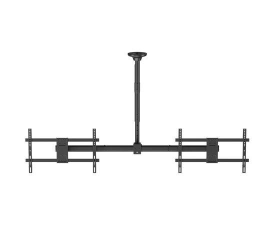 Maclean ceiling mount for two TVs, max load 2x40kg, 34-60", max VESA 600x400, MC-111 B