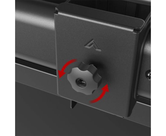 Maclean ceiling mount for two TVs, max load 2x40kg, 34-60", max VESA 600x400, MC-111 B