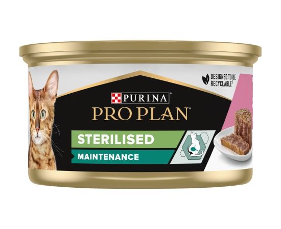 PURINA Pro Plan Sterilised Salmon with tuna - wet cat food - 85g