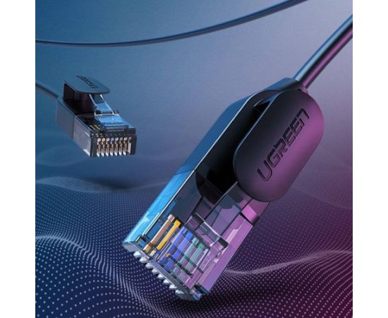 Ugreen Ethernet network cable patch cord RJ45 Cat 6A UTP up to 10Gb/s 3m NW122 (black)