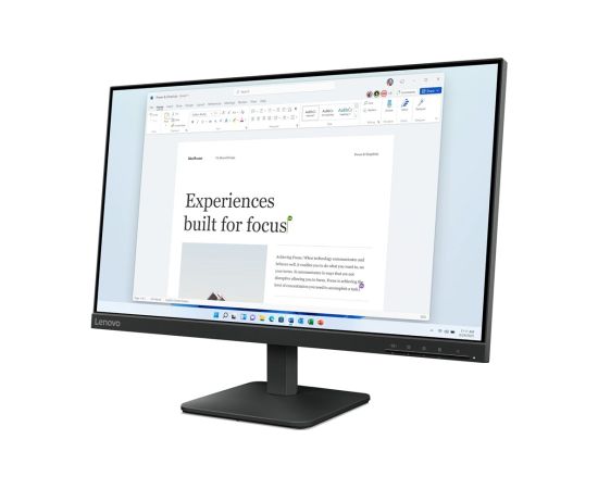 Lenovo L24-4e computer monitor 60.5 cm (23.8") 1920 x 1080 pixels Full HD LCD Black