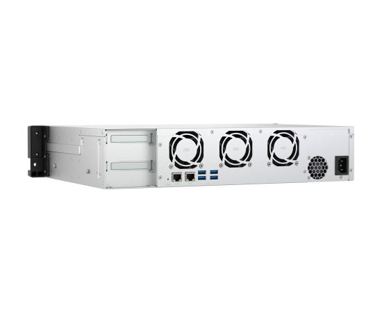 Qnap TS-855eU-8G, 2U, 8 x 2.5"/3.5" SATA, Intel Atom C5125 8C/8T, 8 GB SODIMM DDR4 (max. 64GB ), 2 x 2.5GbE, Single PSU