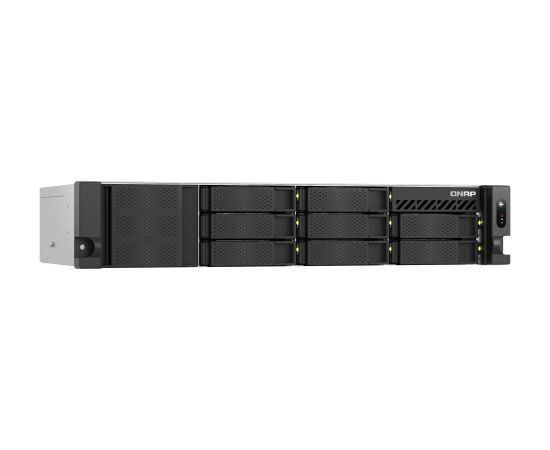 Qnap TS-855eU-8G, 2U, 8 x 2.5"/3.5" SATA, Intel Atom C5125 8C/8T, 8 GB SODIMM DDR4 (max. 64GB ), 2 x 2.5GbE, Single PSU