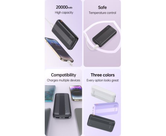 Внешний аккумулятор Power Bank Awei P19K 5V/2.4A 20000mAh черный