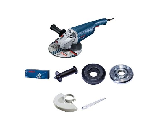 Leņķa slīpmašīna Bosch GWS 2200 Professional; 2200 W Slīpmašīnas