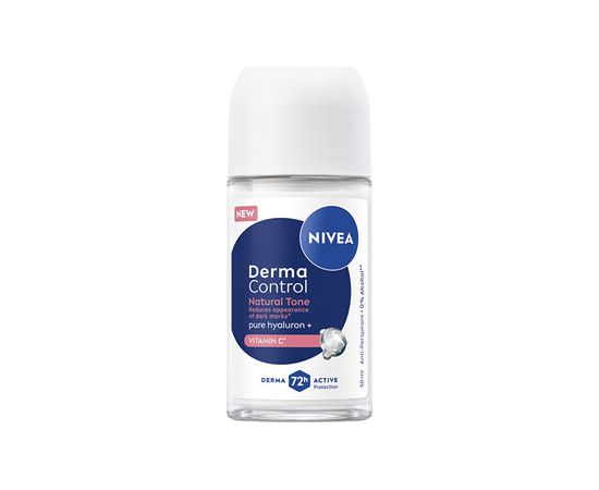 Nivea Derma Control Natural Tone Antiperspirant - Kuličkový antiperspirant 50ml