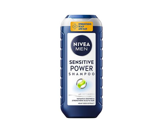 Nivea Men Sensitive Power Shampo - Šampon pro muže pro citlivou pokožku hlavy 250ml