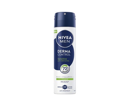 Nivea Men Derma Control Sensitive Antiperspirant - Antiperspirant ve spreji pro citlivou pokožku 150ml