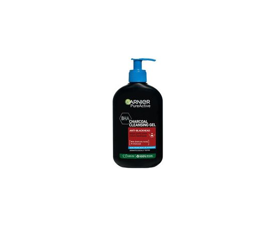 Garnier Charcoal Cleansing Gel - Čisticí gel proti černým tečkám 250ml