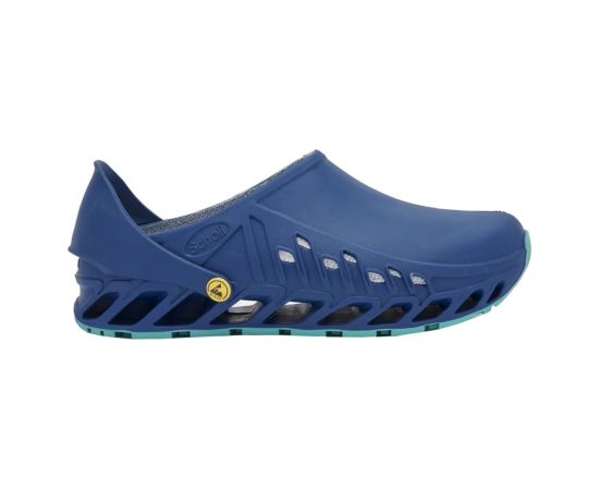 Mobilex Scholl Evoflex  - unisex clogs navy blue, size 38