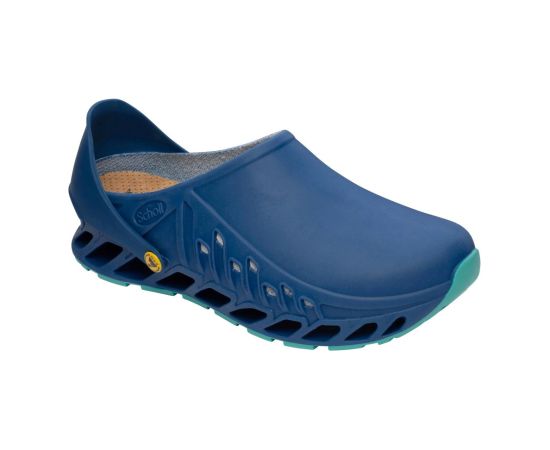 Mobilex Scholl Evoflex  - unisex clogs navy blue, size 38