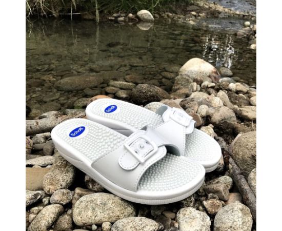 Mobilex Women's flip-flops Scholl new massage WHITE  39