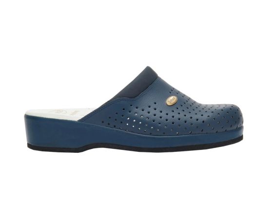 Mobilex Scholl Clog Backguard - unisex clogs navy blue, size 40