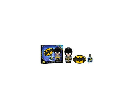 Fragrances For Children Batman Gift set EDT 50 ml, shampoo 2 in 1, shower gel 200 ml and Pop It toy 50ml