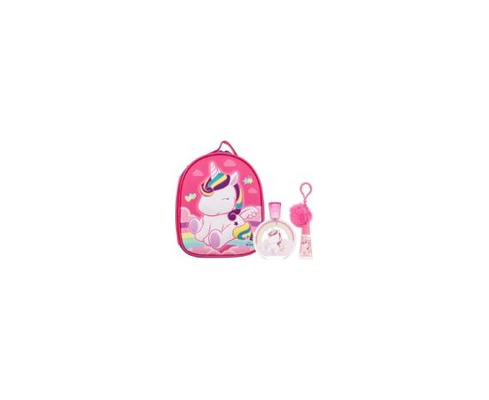 Fragrances For Children Eau My Unicorn Gift Set EDT 100ml, Lip Gloss 7ml, Keychain and Cosmetic Bag 100ml