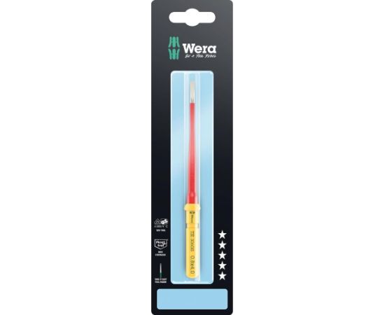 Skrūvgriezis Wera WE05006578001; VDE; SL0,8x4; 157 mm