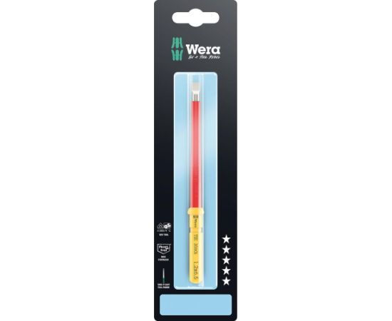 Skrūvgriezis Wera WE05006576001; VDE; SL1,2x6,5; 157 mm