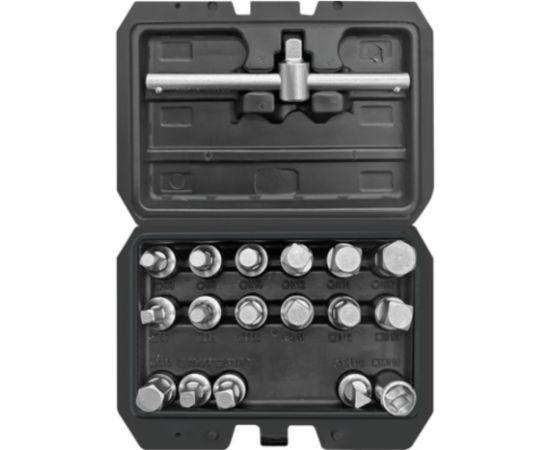 Uzgaļu komplekts Yato YT-0599; 18 gab.