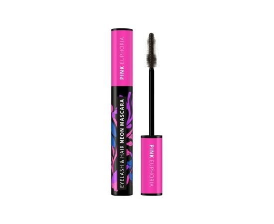 Dermacol Eyelash & Hair Neon Mascara Pink Euphoria - Řasenka 9 ml 0ml