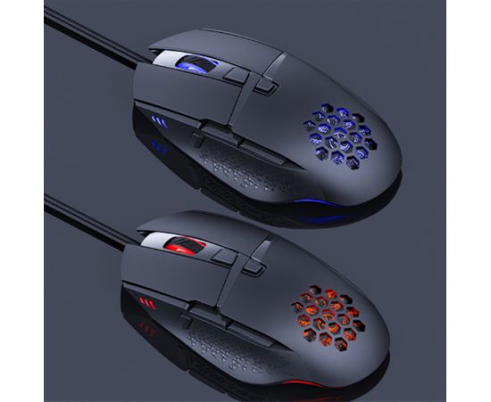 Проводная мышь Lumi Legend WM03G-16, USB тип-A, оптическая, 7200 точек на дюйм, черная