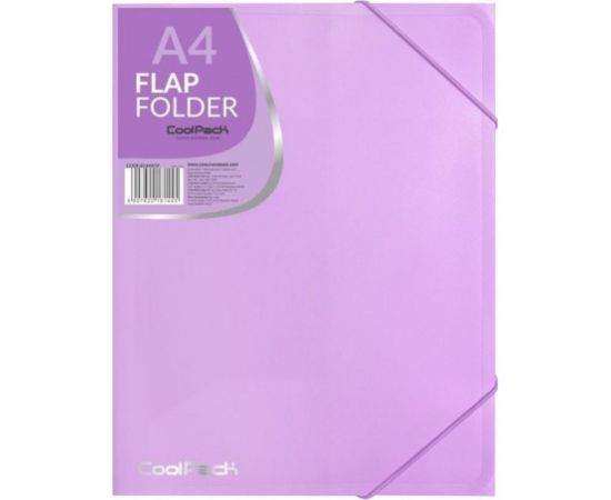Coolpack flap folder PP, A4, pastel purple