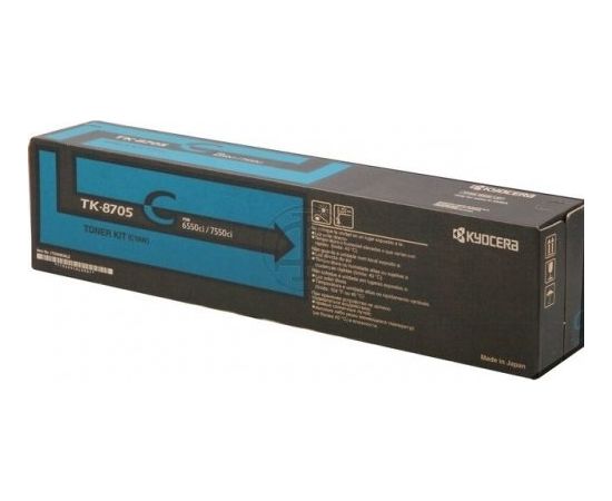 Kyocera TK-8705C (1T02K9CNL0) Toner Cartridge, Cyan