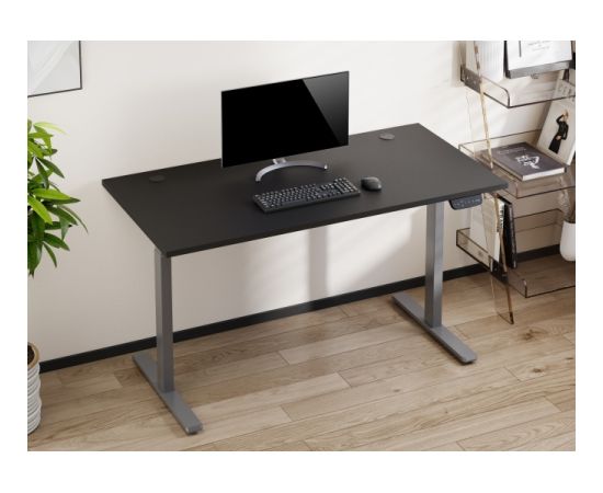 Регулируемый по высоте стол Up Up Bjorn Gray, Table top L Black