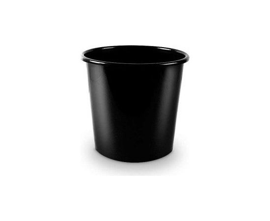 Trash bin Forpus, 11l, black, plastic