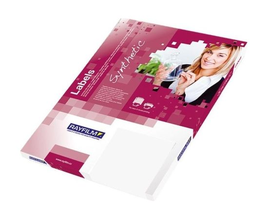 Rayfilm LASER Synthetic PET film Self-Adhesive Labels Matte Silver A4 10 sheets