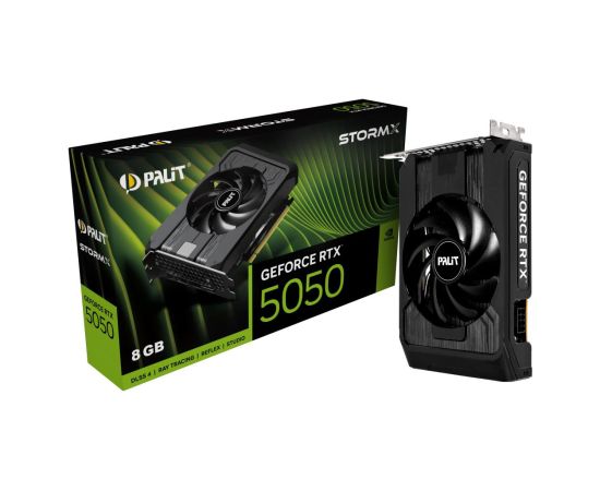 Graphics Card PALIT NVIDIA GeForce RTX 5050 8 GB GDDR6 128 bit PCIE 5.0 16x Single Slot Fansink NE65050019P1-GB2070F