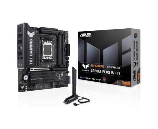 Mainboard ASUS AMD B850 SAM5 Micro-ATX Memory DDR5 Memory slots 4 GAMINGB850M-PLUSWIFI7