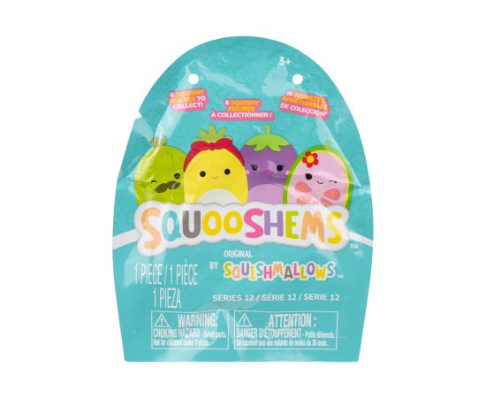 SQUISHMALLOWS Squooshems figūriņas necaurspīdīgā iepakojumā, 6,5 cm