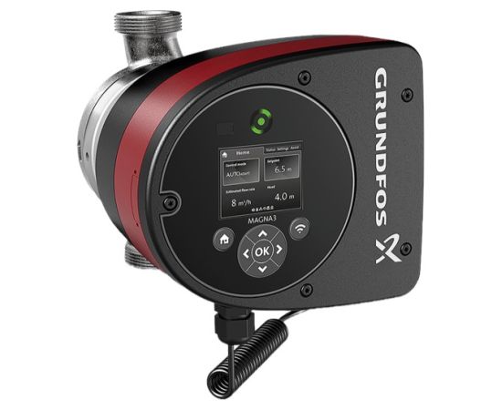 Grundfos Sūknis MAGNA3 25-80 N180mm DN25 9-124W 230V 50Hz PN10