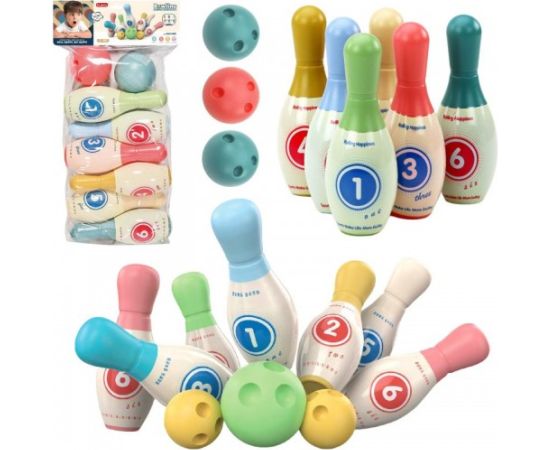 Mochtoys Ķegļu komplekts boulings 49x19 cm 6 kegli un 2 bumbas HW22072051