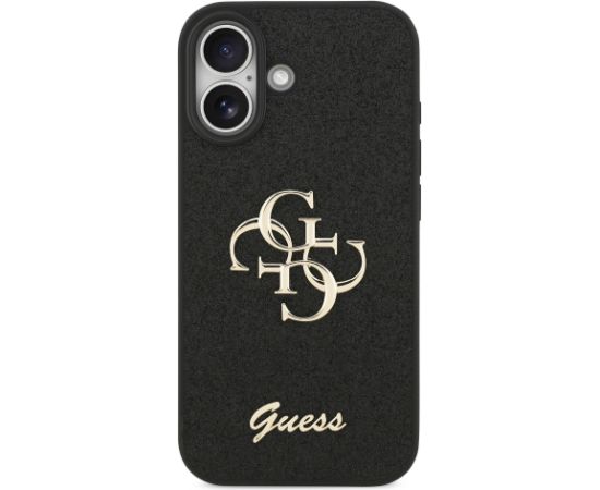 Guess PU Fixed Glitter 4G Metal Logo Case Чехол для Apple iPhone 17