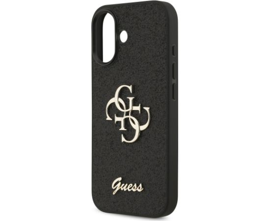 Guess PU Fixed Glitter 4G Metal Logo Case Чехол для Apple iPhone 17