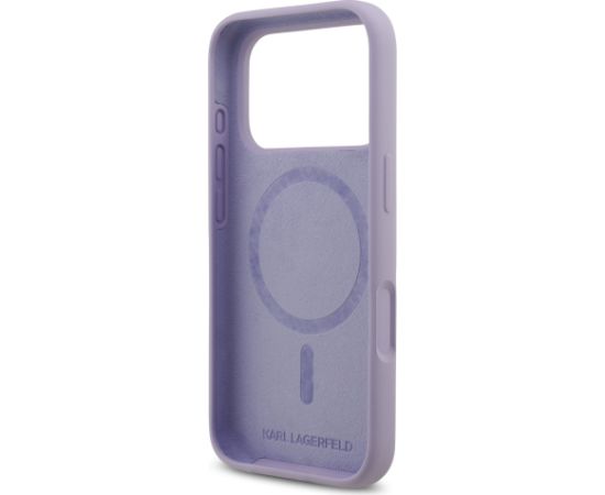 Karl Lagerfeld Liquid Silicone Karl and Choupette MagSafe Case Aizsargapvalks priekš Apple iPhone 17 Pro