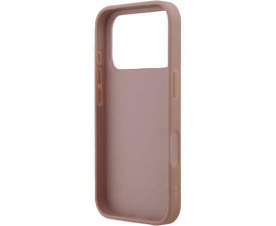 Guess PU Fixed Glitter 4G Metal Logo Case Чехол для Apple iPhone 17 Pro