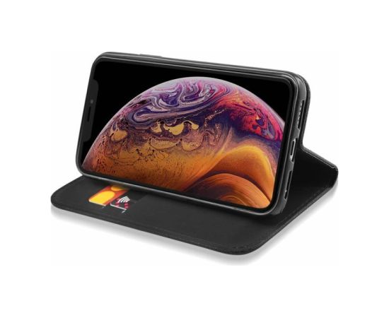Mocco Smart Magnet Book Case Grāmatveida Maks Telefonam Xiaomi Redmi Note 10 Pro Melns