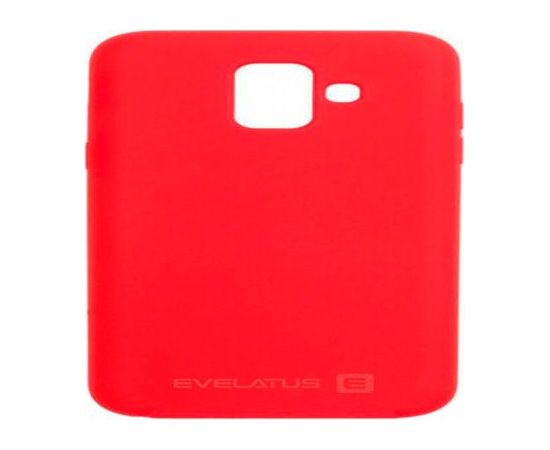 Evelatus Samsung  A6 2018 Nano Silicone Case Soft Touch TPU Red