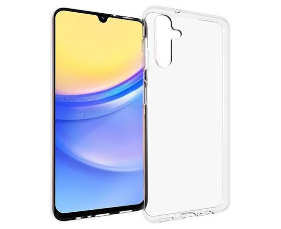 Fusion Ultra Back Case 1 mm Izturīgs Silikona Aizsargapvalks Priekš Samsung A176 Galaxy A17 Caurspīdīgs